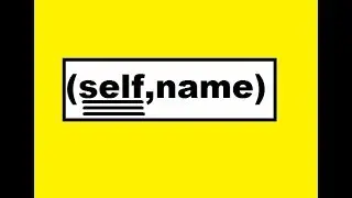 Python's Self parameter