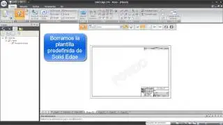 Configuración de plantillas en Solid Edge
