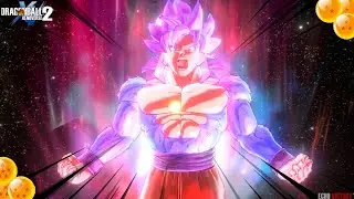 NEW Activates God Ki Transformation - Dragon Ball Xenoverse 2 GT Goku goes SSJ4 God