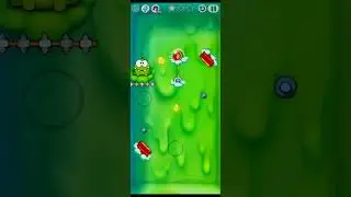 Can I beat Spooky Box Level 24? 🫤🤔 Cut the Rope Season 3 #gamersan #gaming #games #shorts