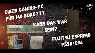 Gaming-PC f&uuml;r 140&euro;?! | B&uuml;ro-PC wird zum Gamer-Monster GTX 1650 i5-8400 Fujitsu Esprimo P558 Retro PC