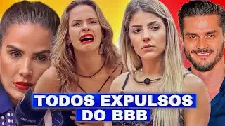 Veja todas as expulsões do BBB e o que causou elas