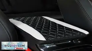 MEIKAXIU 1pc Pu Leather Grid Pattern Waterproof Soft & Comfortable Car Armrest Review