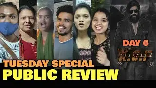 KGF Chapter 2 6th Day PUBLIC REVIEW | Day 6 Tuesday | Yash, Srinidhi, Sanjay Dutt, Raveena Tandon