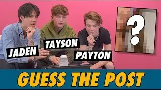 Payton Moormeier, Tayson Madkour & Jaden Hossler - Guess The Post