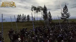 Королевство Англии против Королевства Дании - Мод 1212AD - Total War Attila