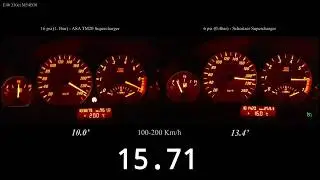 BMW e46 330Ci - 6 psi VS 16 psi of boost - Schnitzer VS ASA Supercharger
