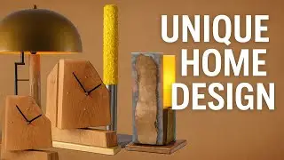 I Create Unique Lamps and Clocks for Your Home ✨ Handmade Design Inspiration