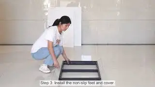 A-shaped poster display rack