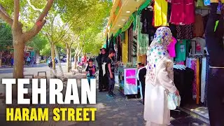 ИРАН - пешеходная экскурсия по югу города Тегерана от улицы Харам до улицы Кум