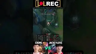 TES Creme vs TES JackeyLove - AKALI vs TRISTANA Mid #shorts #highlights #creme #jackeylove #lol