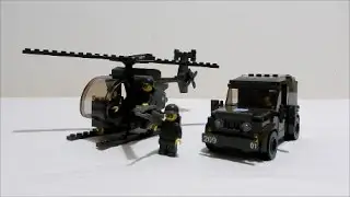 Construction Toy Dude: review #19 Oxford Military Jeep and Helicopter Set