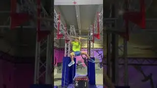 Flying Bar By 8 yr Ninja Kid | Ninja Warrior Junior Twins