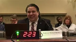 Professor Michael Morley delivers opening statement at NVRA hearing