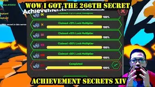 WOW I Got The 350th Secret To Claim Achievement Secrets XIV- Tapping Legend X ROBLOX