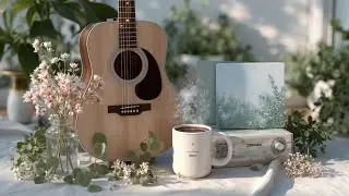 Acoustic Guitar Coffee Music ~ Relaxing Cafe Vibes & Chill Study Session Playlist