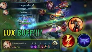 LUX IS BROKEN CHAMPION | WILDRIFT LUX GAMEPLAY | Vulcan Gaming #wildrift