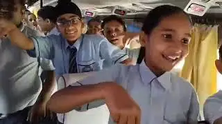 In my school trip In ac bus first time 