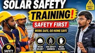 @Toolbox Talk Safety training😀 @Solar safety rule 🚧@ solar PPE guide👷👷