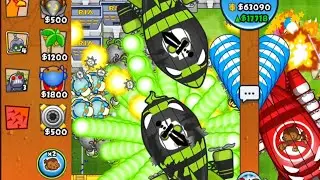 SUPERMONKEY FARM WIZARD in BTD Battles Lategame! (Strategy Showcase!)