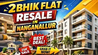 2BHK Flat RESALE NANGANALLUR #home #house #flat #property #investment #investor #realestate #Chennai