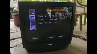 Quick inspection of a 2000 27 inch Samsung CRT TV