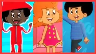 tr&ecirc;s palavrinhas nursery rhymes cartoon 