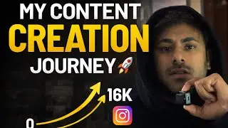 Accidentally I started content creation l my journey l 0-16 k (insta)