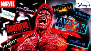 RED HULK & DAREDEVIL | Marvel and Disney Revealed | All Project Updates | D23 Expo |
