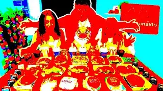 Morgz Eating The Entire McDonald's Menu in 10 Minutes but its Earrape