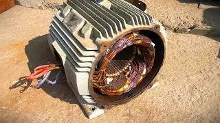 30 KW 40 HP 2900 RPM 2 Pole 3 Phase Motor Winding With Double Delta Connection Practical & Diagram
