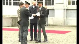 narendra modi gets a rousing welcome in brussels,belgium at Egmont Palace