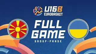 Group Phase | North Macedonia v Ukraine | FIBA U16 Women's EuroBasket 2025 Div. B