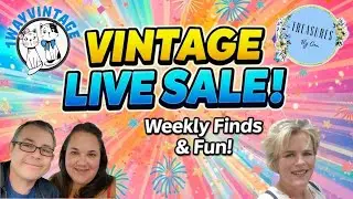 Weekly LIVE Vintage SALE with 1WayVintage & Idaho Gem