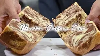Как приготовить идеальный мраморный шифоновый торт