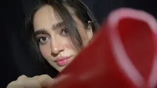 ASMR Touching the Camera with Markers  🖍🪭 | Soft Personal Attention