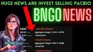 HUGE BNGO NEWS! Ark Invest Selling PacBio!! Bngo stock Update - Bionano genomics stock news