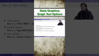 Stata Graphics: Graph Text Options