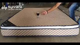 Synnera Pocket Spring Mattress - Zero Partner Disturbance Technology - Can your mattress Do this!