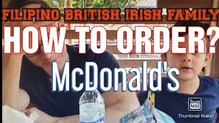 HOW TO ORDER IN MCDONALD | HAPPY MEAL | D'BAXTER FAMILY