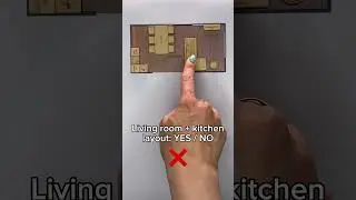 Living room + kitchen layout: YES / NO