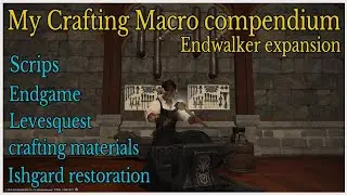 Endwalker Crafting macro compendium