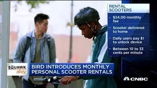 Scooter company Bird introduces monthly rentals