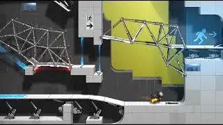 Portal Bridge Constructor level 18 Smooth asf
