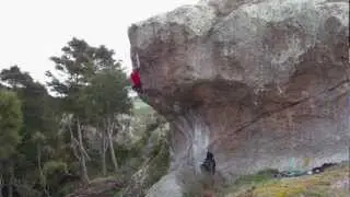 Regan McCaffery climbing 