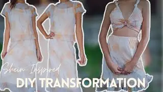 SHEIN INSPIRED DIY TRANSFORMATION | THRIFT FLIP | UPCYCLED CLOTHING