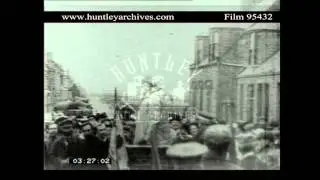 General Booth tours the U.K., 1904.  Archive film 95432