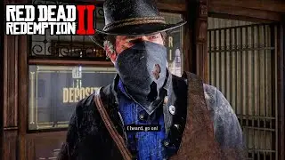 I lost honor in this mission for this badass scene in Valentine - RDR2