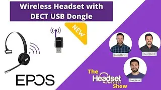 NEW EPOS (Sennheiser) Wireless Headset with DECT USB Dongle