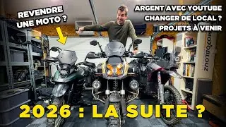 Revendre une moto ? Agrandir le garage ? Suite de la chaîne ? Projets 2026 ? Je vous EXPLIQUE TOUT !